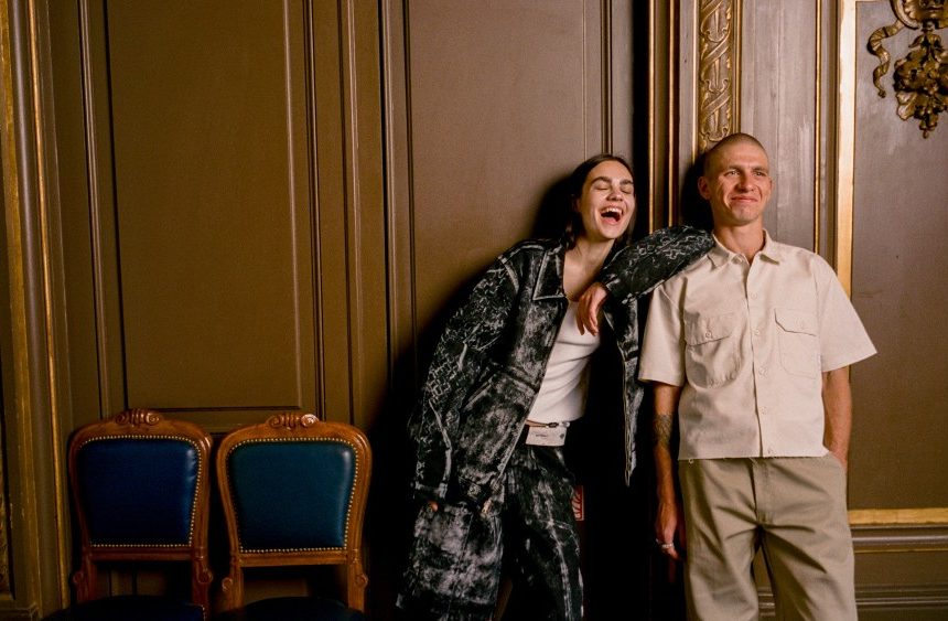 The campaign for the Rassvet x Dickies collaboration was shot at emblematic Parisian restaurant Le Train Bleu.