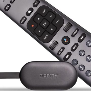 DirecTV's Gemini Air streaming stick and remote.