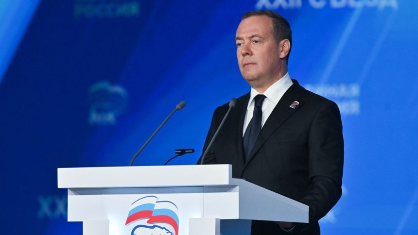 Russia’s Medvedev arrives in North Korea with Kursk governor and pop star in tow