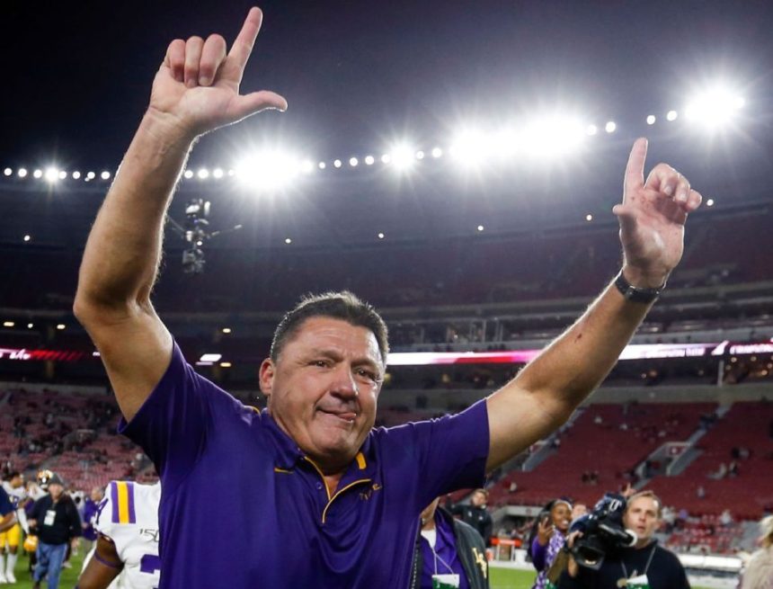 Ed Orgeron says he 'would love' to return to LSU as head coach