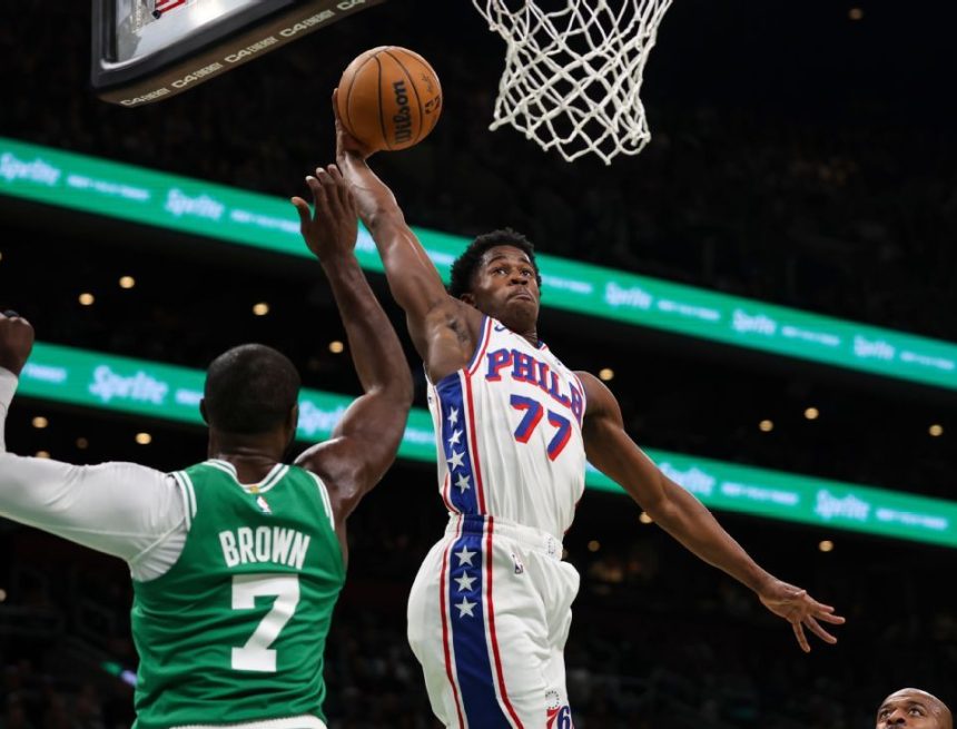 Edgecombe's 34 points most in debut since Wilt as Sixers win