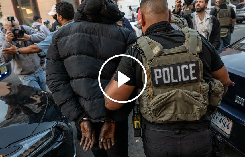 Federal Agents Detain Several Men During New York City Raid