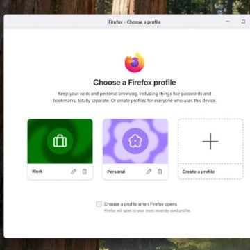 Firefox is adding profiles to separate your browsing sessions