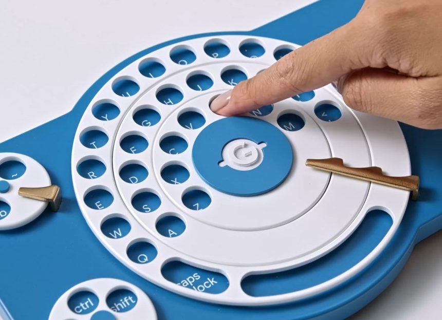 Google Japan’s concept keyboard is inspired by rotary phones