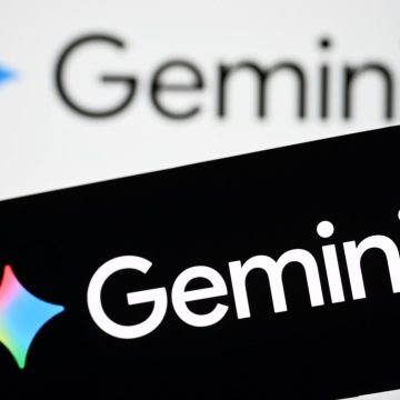 a Gemini logo of a generative artificial intelligence chatbot developed by Google AI is seen on a smartphone