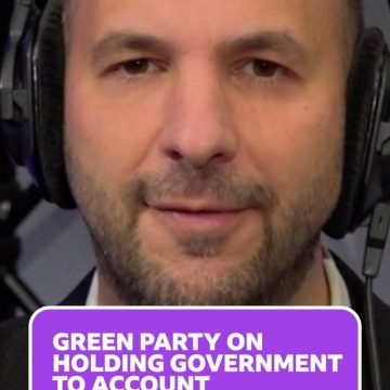 Green Party leader on holding government to account