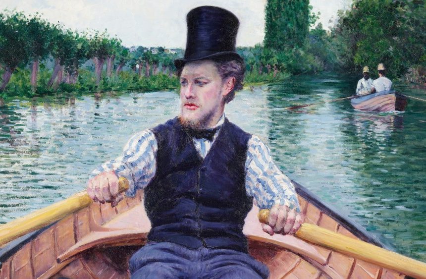 Gustave Caillebotte's "Boating Party," circa 1877-1878