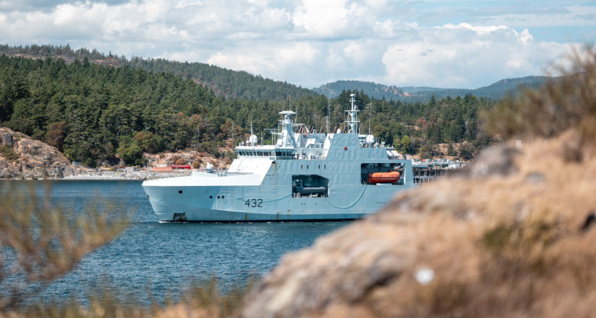 Canadian navy ship joins North Korea sanctions monitoring mission near Japan