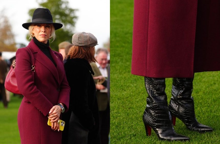 On Friday, Hannah Waddingham celebrated season two of "Champions: Full Gallop" in croc-embossed boots.