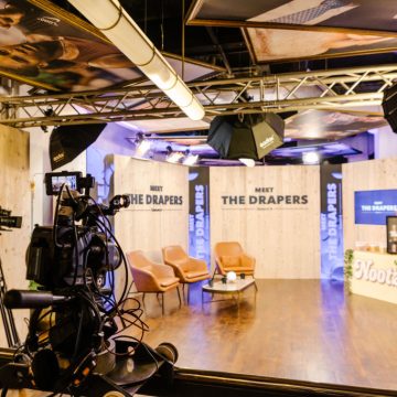 The set of 'Meet The Drapers' show at Hatch in Colombo, Sri Lanka, on Tuesday, Jan. 31, 2023. Venture investors including Tim Draper argue Sri Lanka can scale its technology industry fairly seamlessly with a strong labor force and near-universal literacy. Photographer: Jonathan Wijayaratne/Bloomberg via Getty Images