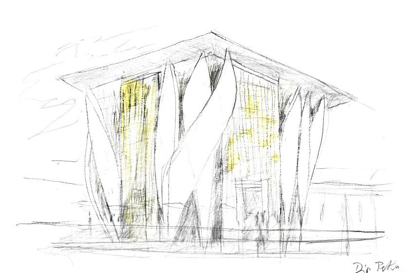 Dior's Beijing flagship is designed by French architect Christian de Portzamparc.