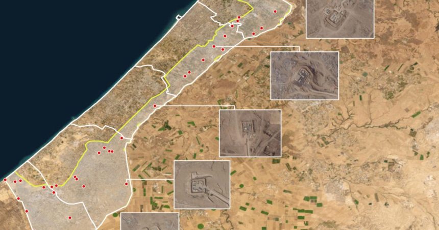 Map of Gaza shows where Israeli forces are positioned under ceasefire deal | Israel-Palestine conflict News