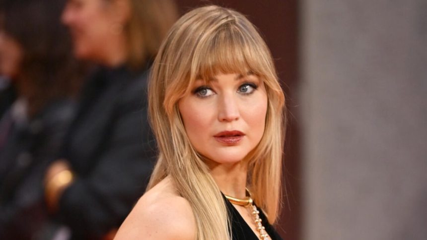 Jennifer Lawrence at the Die My Love screening during the London Film Festival.