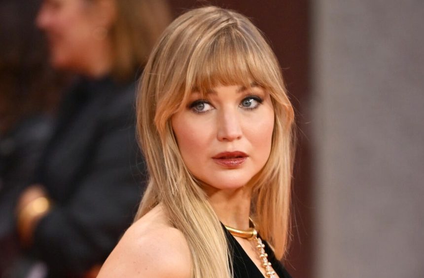 Jennifer Lawrence at the Die My Love screening during the London Film Festival.