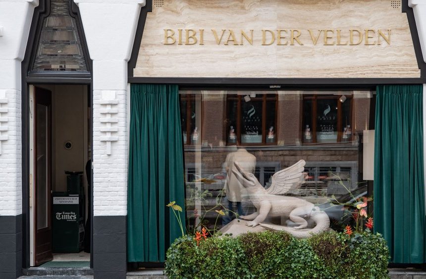 A look at Bibi van der Velden’s first flagship in Amsterdam.