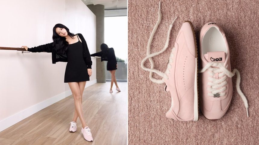 Jisoo, Alo, Sunset sneaker, sneaker, collaboration, Blackpink, Alo Yoga