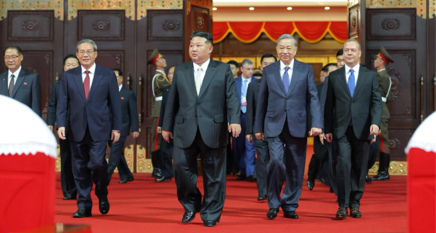Kim Jong Un holds talks with Chinese, Vietnamese dignitaries ahead of mass games