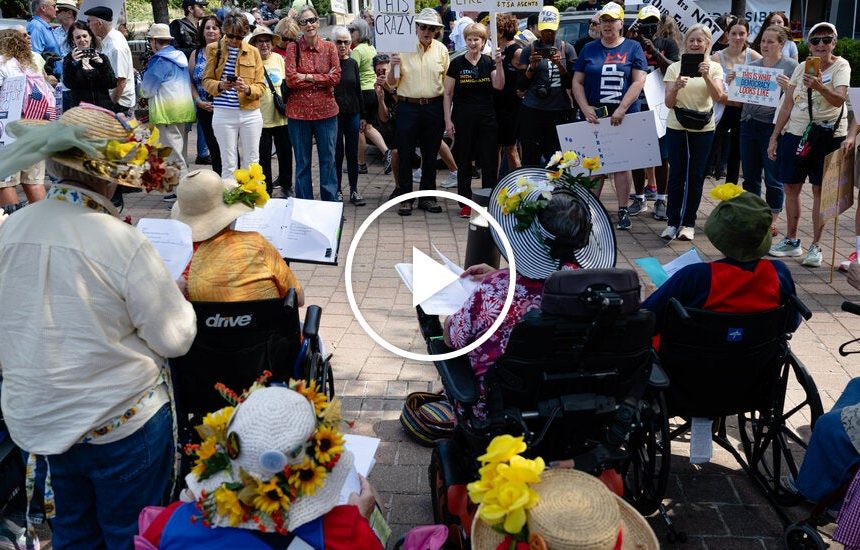Large Protests Flood Streets to Denounce Trump