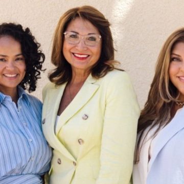 Emily Perez, Margarita Arriagada and Nadine Tapia
