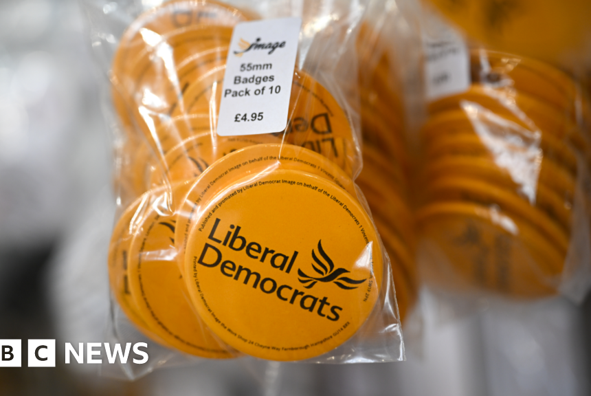 Liberal Democrat membership has halved in 5 years, figures show