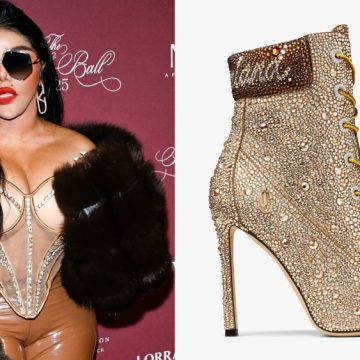 Lil' Kim Sparkles With Timberland x Jimmy Choo Boots at Lil Kim attends as Gabrielle's Angel Foundation hosts Angel Ball 2025 at Cipriani Wall Street on Monday  in New York.