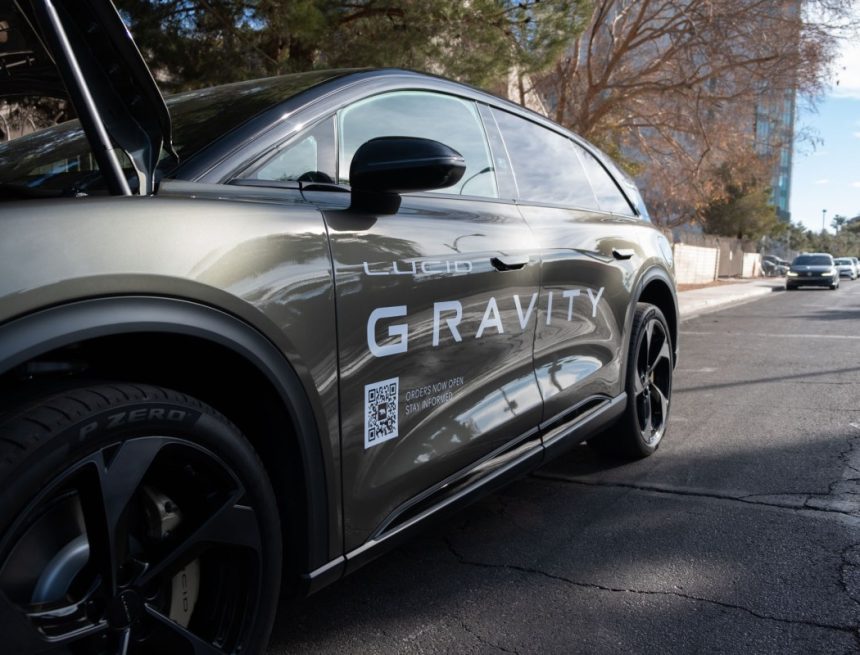 Lucid Motors sets record as Gravity sales pick up and tax credit expires