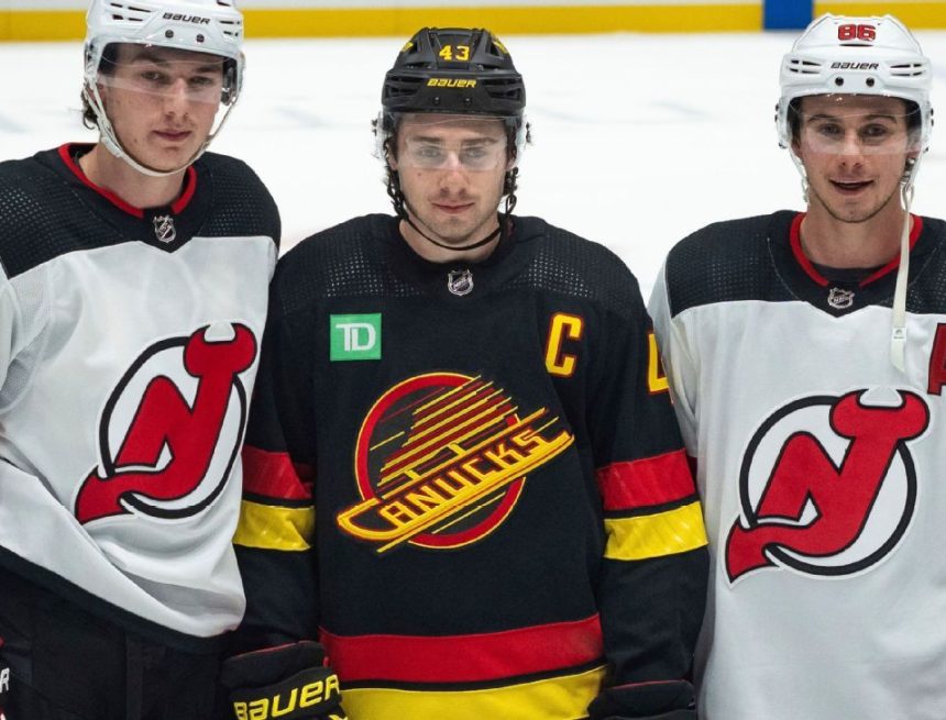 Luke Hughes would 'love' to play with both brothers on Devils