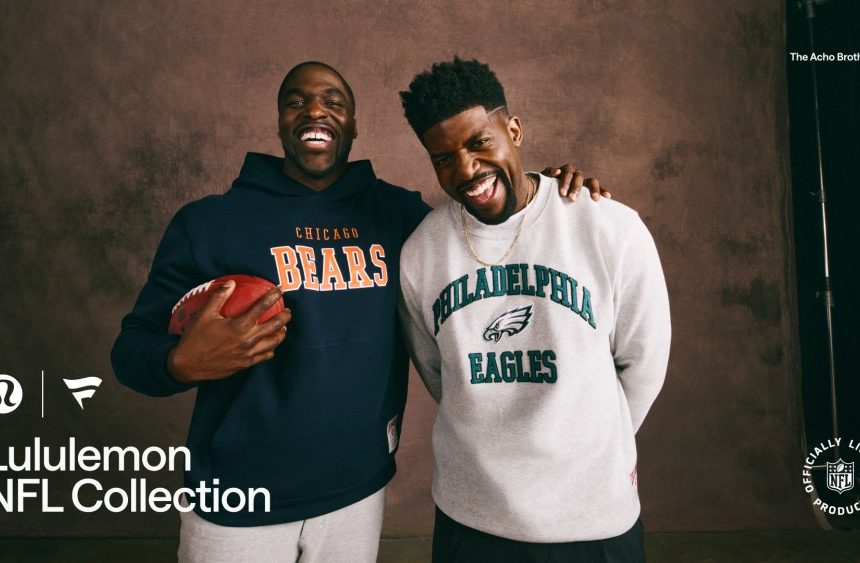 The Acho brothers: Sam and Emmanuel in the Lululemon NFL campaign.
