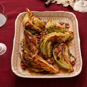 Maple Bacon Cabbage Wedges Recipe