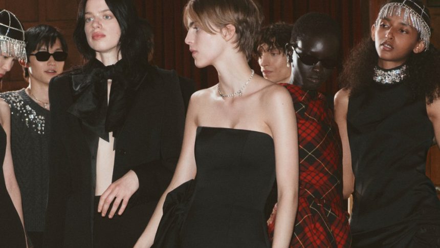 An image from the McQueen 2025 holiday campaign.