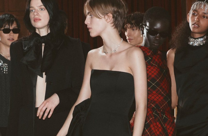 An image from the McQueen 2025 holiday campaign.