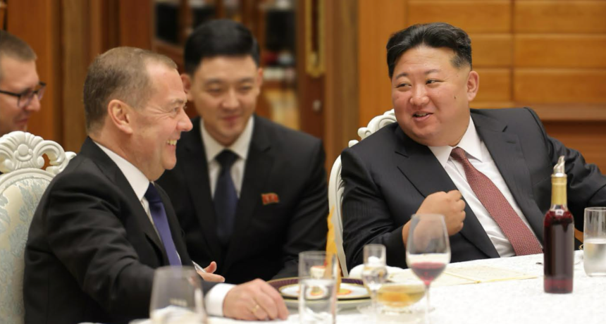 Kim Jong Un holds talks with Russia’s Medvedev on boosting ‘blood-forged’ ties