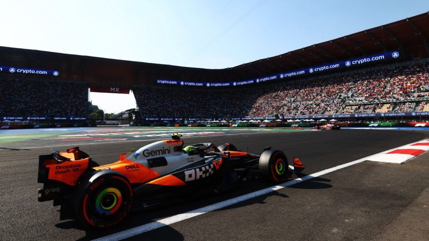 Mexico GP qualifying: Norris takes pole as title rivals struggle Mexico GP qualifying: Norris takes pole as title rivals struggle