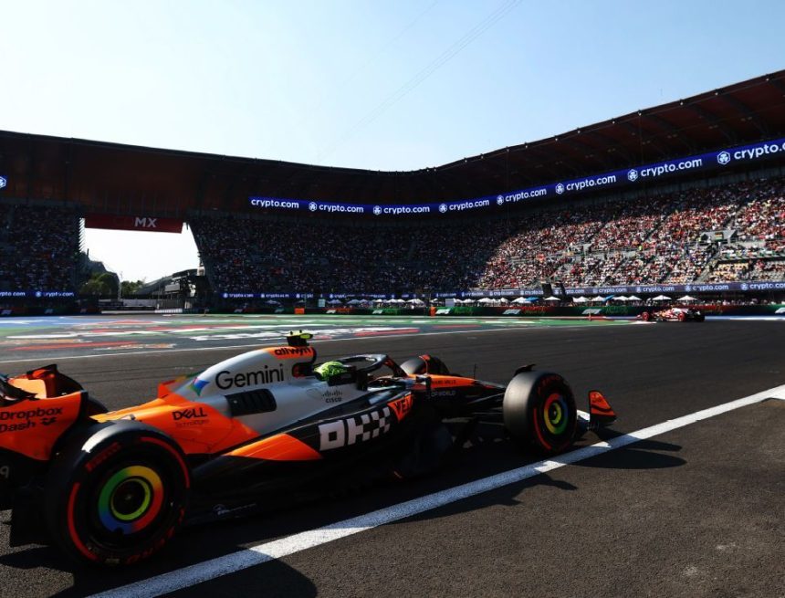 Mexico GP qualifying: Norris takes pole as title rivals struggle