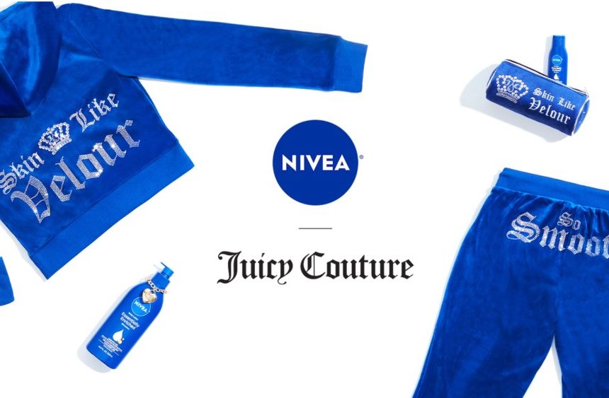 Nivea and Juicy Couture's "Skin Like Velour" campaign.