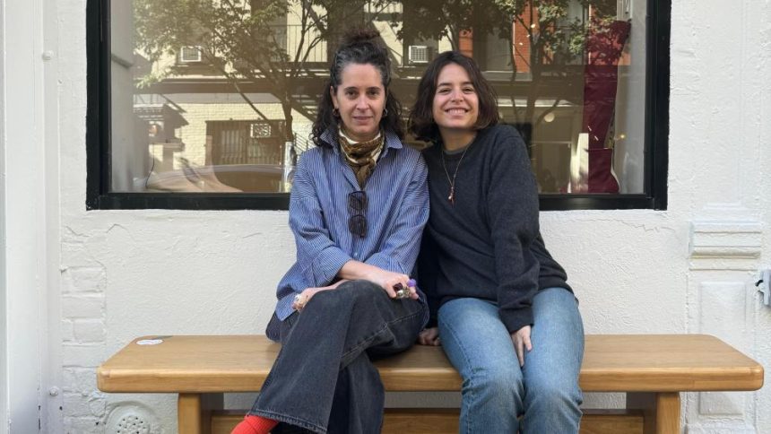 Nomasei founders Paule Tenaillon and Marine Braquet in New York in 2024.