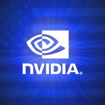 Nvidia hits record $5 trillion mark as CEO dismisses AI The Nvidia logo on a blue background with an American flag.