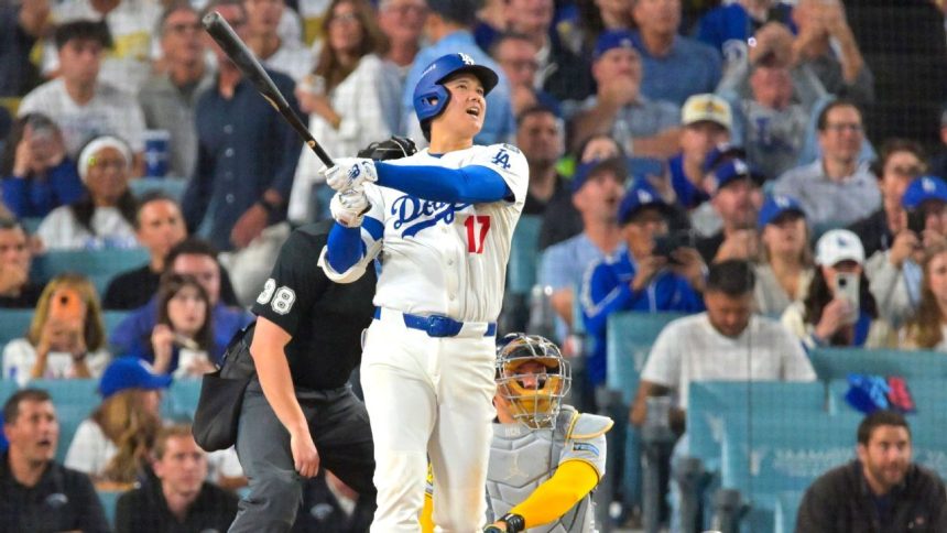 Ohtani's 3 HRs, 10-K gem spark Dodgers' NLCS sweep of Brewers