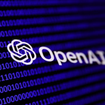 OpenAI reportedly developing new generative music tool Binary code and OpenAI logo