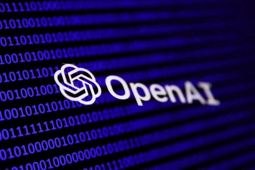 OpenAI reportedly developing new generative music tool Binary code and OpenAI logo