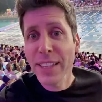 An AI-generated version of OpenAI CEO Sam Altman, seen in a still capture from a video generated by Sora 2.