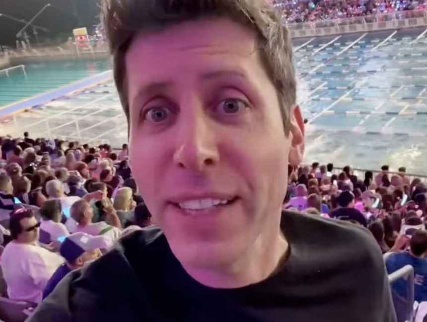 An AI-generated version of OpenAI CEO Sam Altman, seen in a still capture from a video generated by Sora 2.