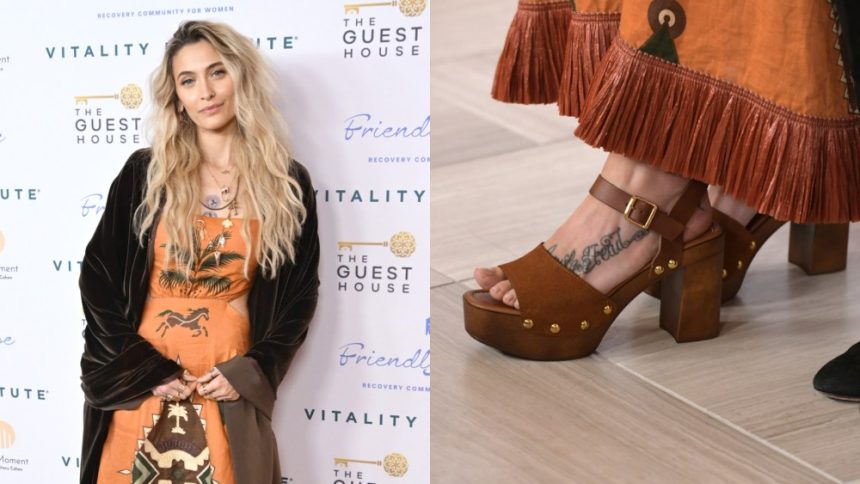 Paris Jackson attends the 35th annual Friendly House Awards Luncheon to support women healing from trauma at Fairmont Century Plaza on Oct. 11, 2025 in Los Angeles, California.