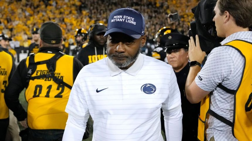 Penn State loses interim coach Terry Smith's debut, 0-4 in Big Ten