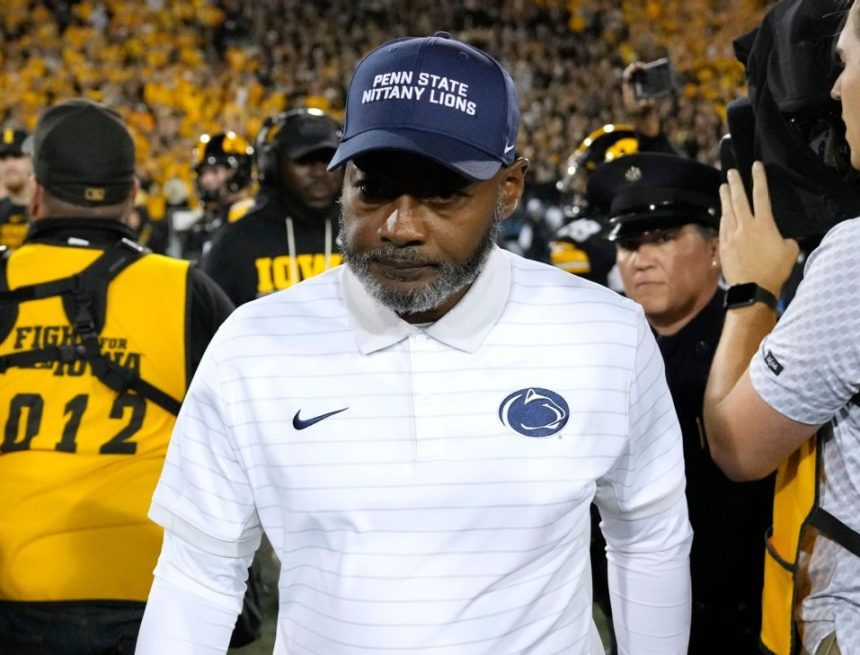 Penn State loses interim coach Terry Smith's debut, 0-4 in Big Ten