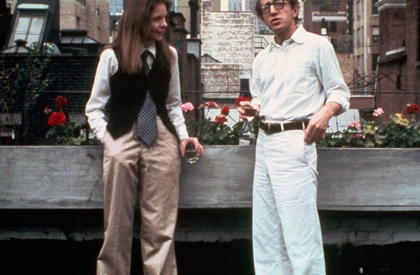 Diane Keaton and Woody Allen in the film "Annie Hall."