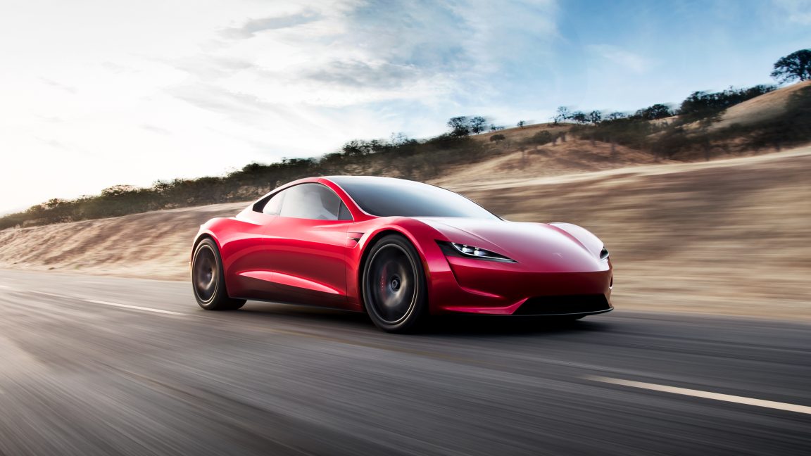 A press image of the new Roadster.