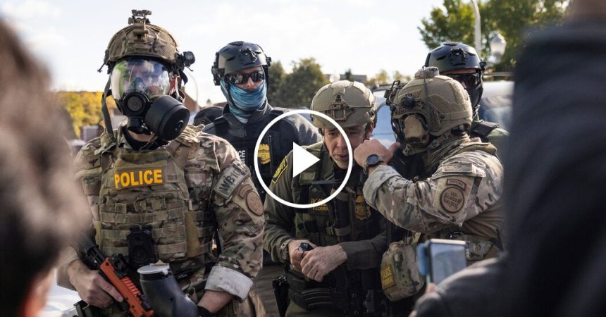 Senior Border Patrol Official Throws Tear Gas at Chicago Residents
