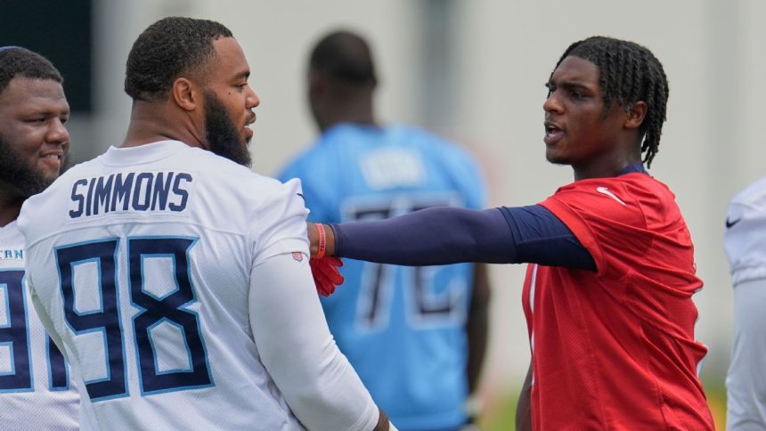 Sources: Titans unwilling to trade Cam Ward, Jeffery Simmons Sources: Titans unwilling to trade Cam Ward, Jeffery Simmons