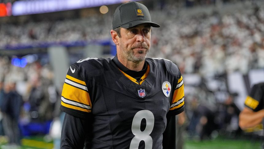 Steelers' Broderick Jones Jokes About Tackling Aaron Rodgers After Viral Video